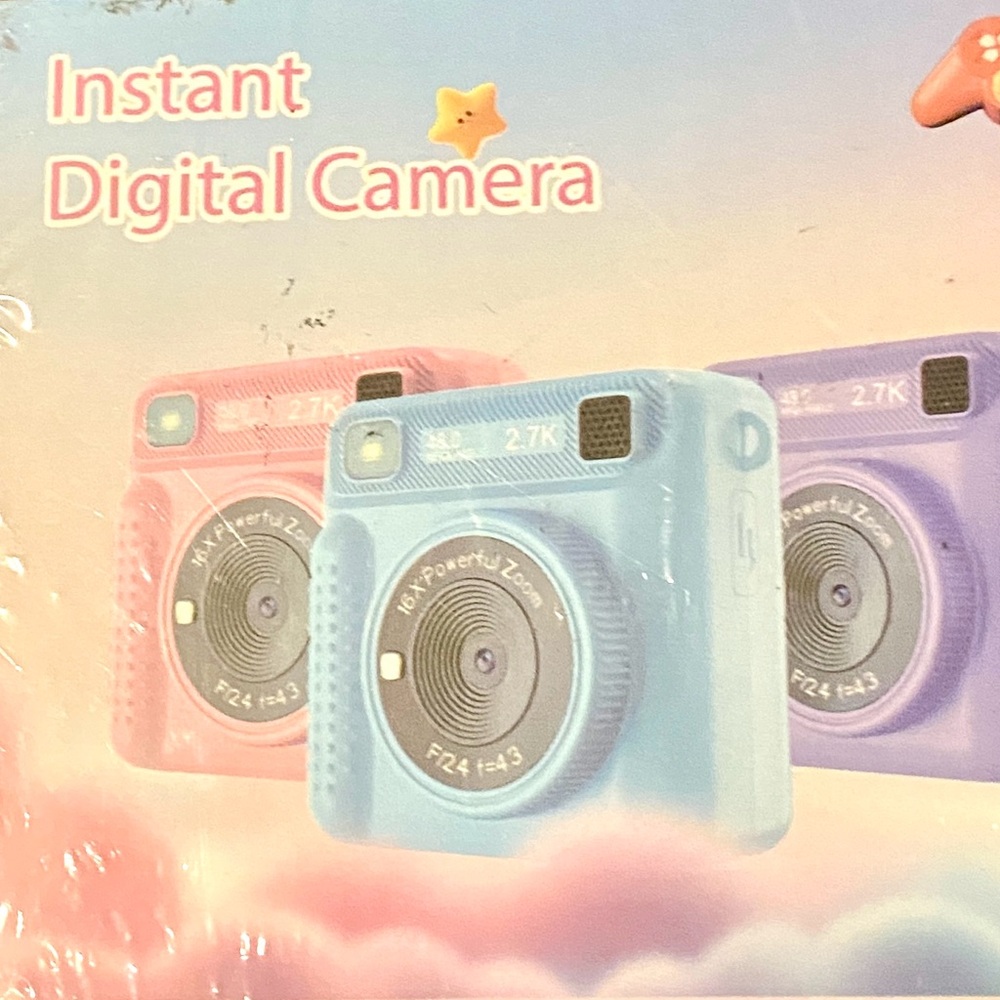 Brand New In Sealed Box Instant Digital Camera - Pink